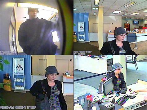 Gresham Police Seek Woman Bank Robbery Suspect And Her Accomplice