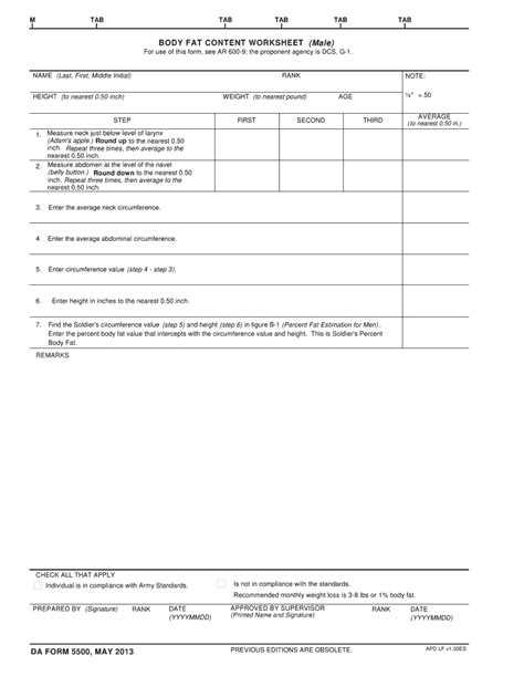 Fillable Da Form 5500 R Printable Forms Free Online