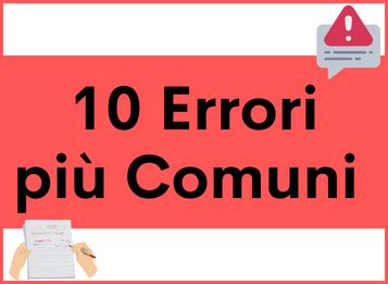 10 errori più comuni BurbujaDELEspañol