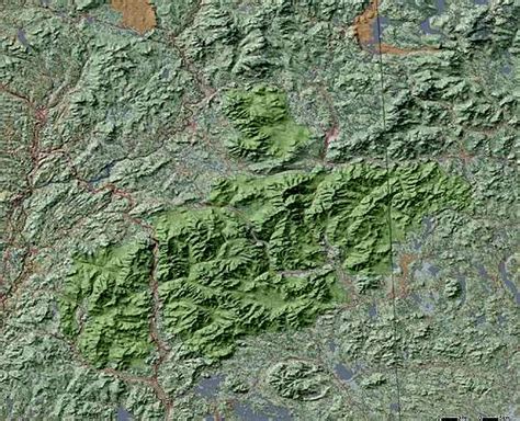 Map Of White Mountains Photos Diagrams And Topos Summitpost