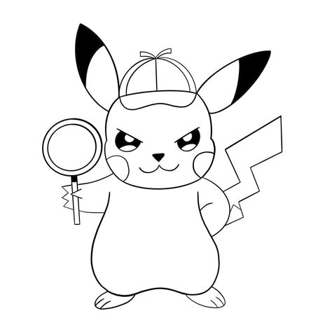 Desenhando Pikachu E Pokébola Para Colorir Imprimir E Desenhar
