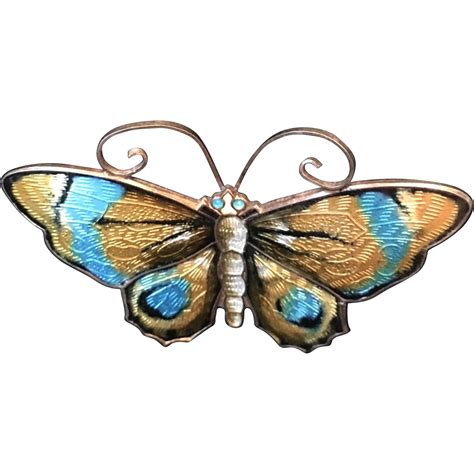 D A Norway Butterfly Pin From Susiesvintagejewelrystore On Ruby Lane