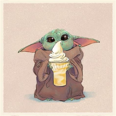 Les Illustrations Trop Mignonnes De Baby Yoda Olybop