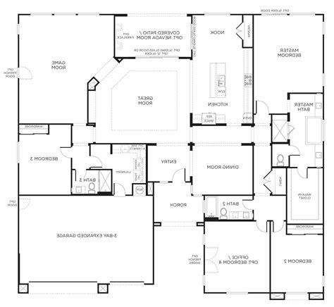 Single storey house plans or one storey house plans are the ideal choices for families with young kids. Awesome Open Concept Single Story Farmhouse Plans ...
