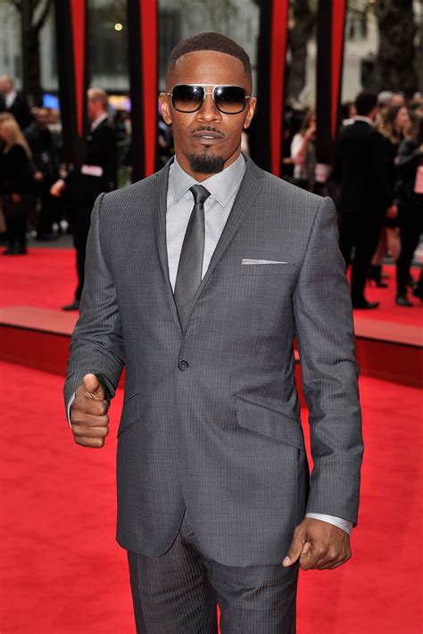 Jamie Foxx In Ozwald Boateng At The Amazing Spider Man 2 London