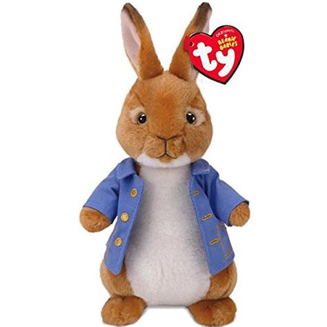 Pyoopeo Ty Beanie Babies 6 15cm Peter Rabbit Peter The Bunny Plush