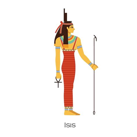 Isis Antigua Diosa Egipcia De La Curación Y La Muerte Perfil De Dios Femenino Del Antiguo