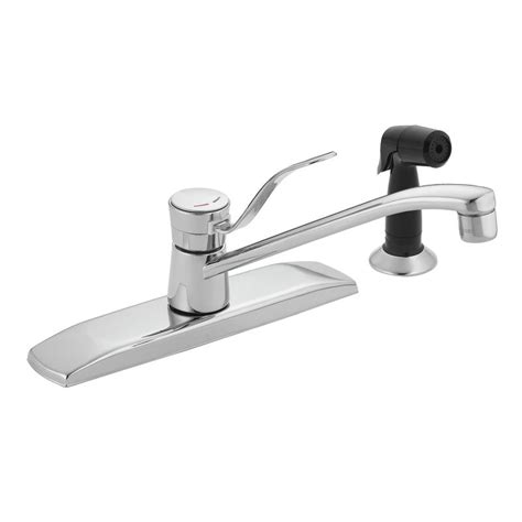 That simplifies moen kitchen faucet repair because you don't have to spend a lot of time researching different faucet styles. Moen 8720 Chrome Single Handle Kitchen Faucet with Black ...