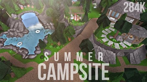 Bloxburg Summer Campsite 284k Youtube