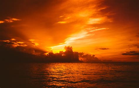 Sea Clouds Nature Hd 4k 5k Sunset Sunrise Hd Wallpaper