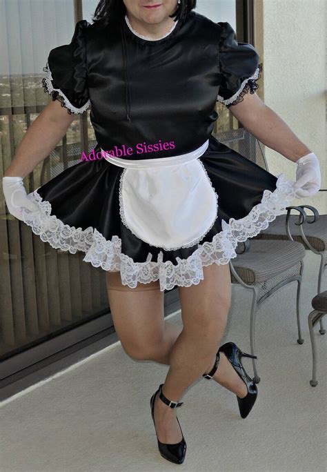 sissy cross dressing french maid dress of elegance this etsy uk
