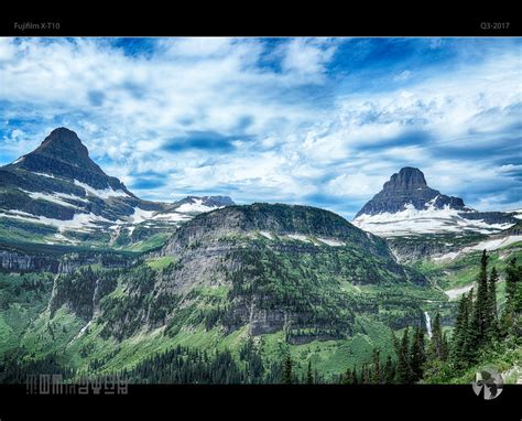 Twin Peaks Glacier National Park Montana Tomraven Flickr