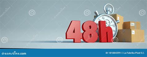 48 Hours Delivery Stock Illustration Illustration Of Schedule 181884399