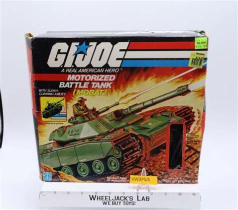 Mobat Motorized Battle Tank Wbox Gi Joe 1982 Hasbro Action Figure
