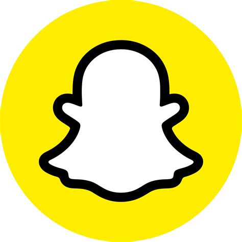 Round Snapchat Logo Png Black And White Pnggrid