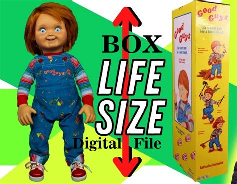 Chucky Good Guy Doll Box Digital File Good Guy Doll Box Life Etsy Polska