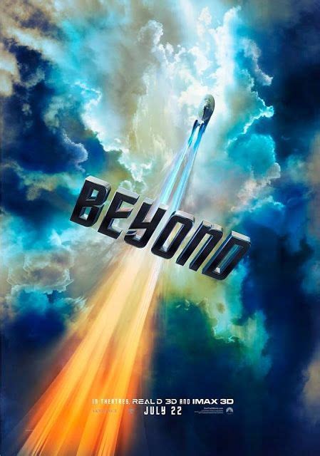 The Movie Beyond Is Shown With An Image Of A Rocket Flying Through The