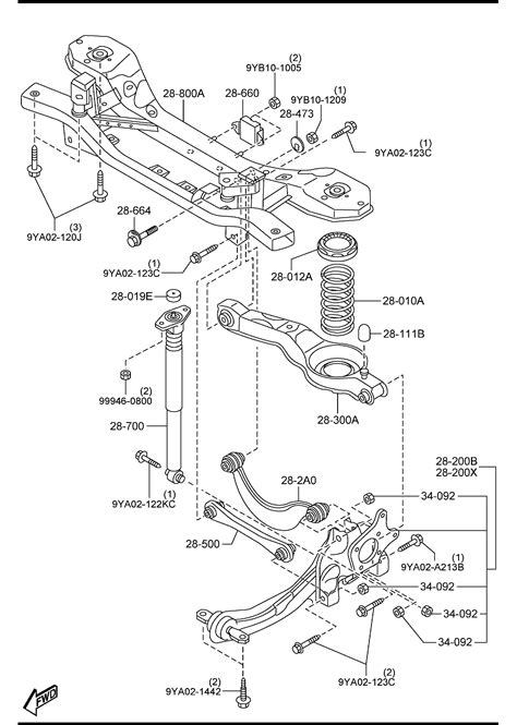 Mazda 3 Rear Suspension Mechanisms