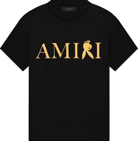 Amiri X Playboy Black ‘reverse Bunny T Shirt Incorporated Style