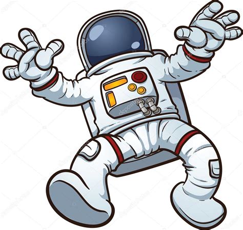 Clip Art Astronaut Astronaut Clip Art — Stock Vector © Memoangeles