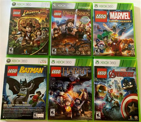 1 Lot Of 12 Xbox Lego Games Video Games
