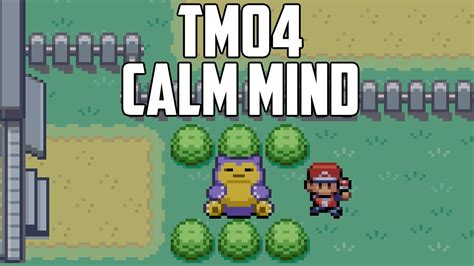 Where To Find Tm04 Calm Mind Pokémon Firered And Leafgreen Youtube