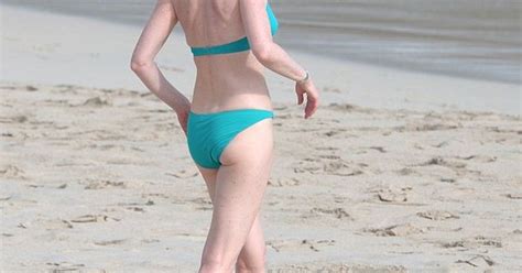 Marg Helgenberger Displays Her Enviable Bikini Body In St Barts Marg Helgenberger