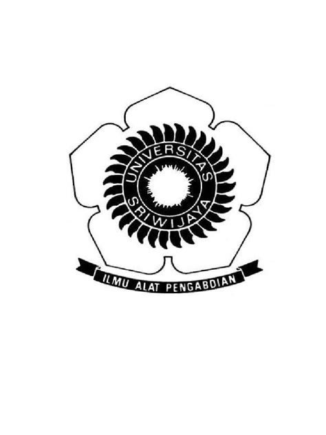 Logo Unsri Hitam Putih