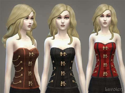 My Sims 4 Blog Steampunk Corsets By Lavoieri