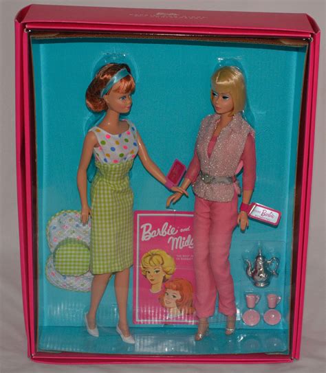 American Girl Vintage Barbie And Bendleg Midge 50th Anniversary Reproduction Wow Ebay
