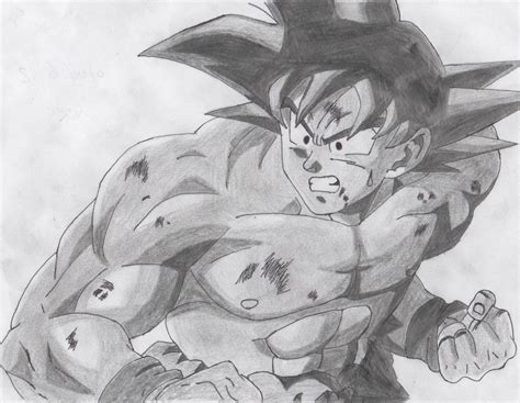 Goku Base Kaioken X3 By Edgarcillo2000 On Deviantart
