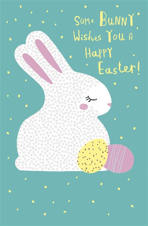Some Bunny Wishes You A Happy Easter Greeting Card Cards