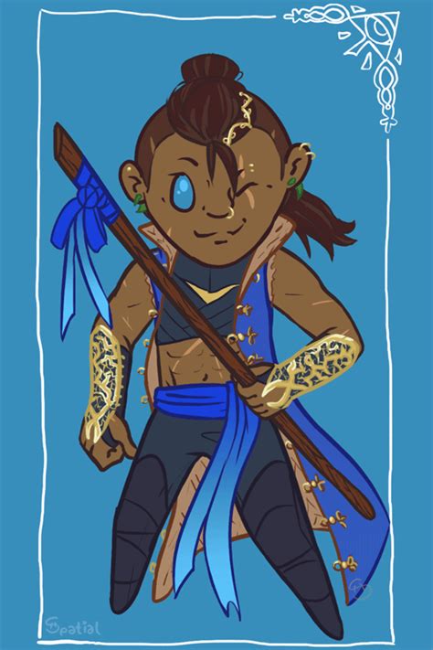 Critical Role Mighty Nein Beau Chibimation By Spatialheather On