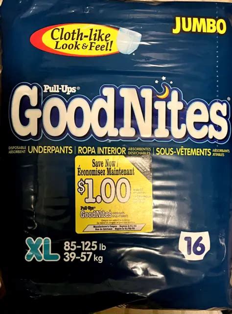 VINTAGE HUGGIES PULL UPS Goodnites Bedwetting Diapers XL Abdl Aware Seller PicClick