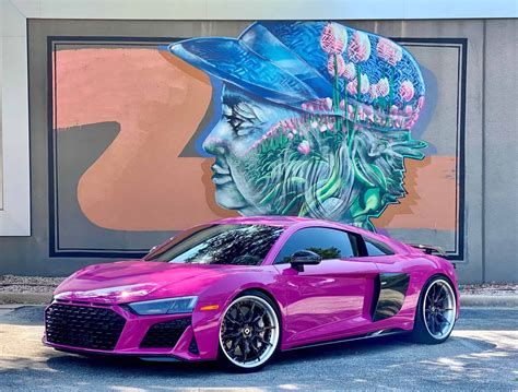 Xpel Austin Blog 2020 Audi R8 Traffic Purple Paint Protection Wrap