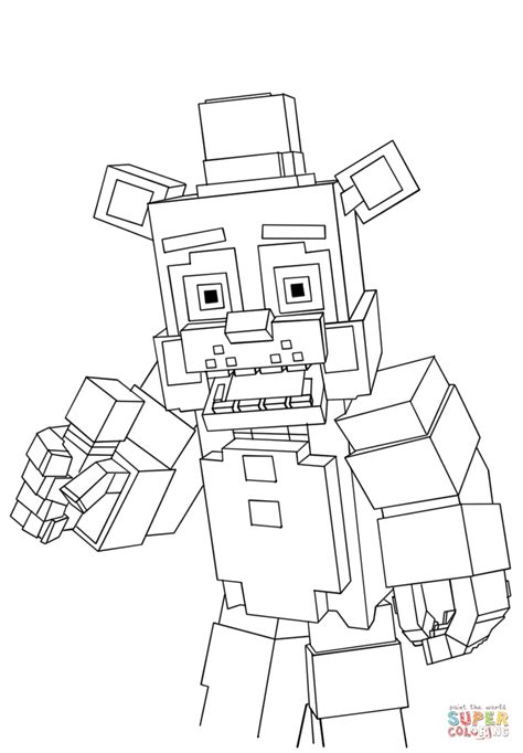 Minecraft Golem Coloring Page - 2019 Open Coloring Pages