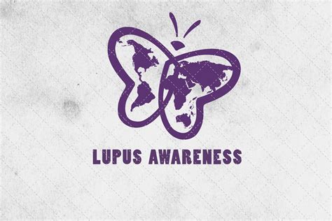 Lupus Awareness Butterfly Png Lupus Awareness Png Purple Etsy