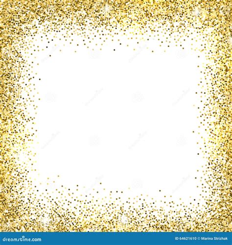 Gold Glitter Background Stock Vector Illustration Of Certificate