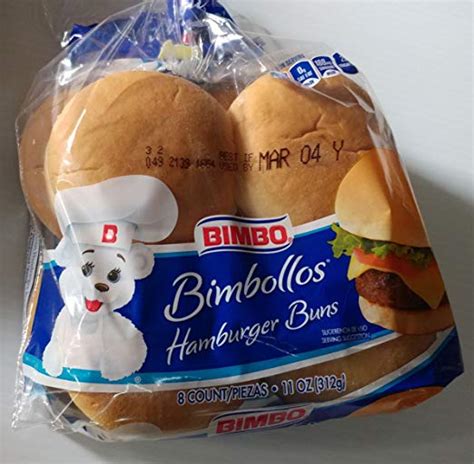 Bimbo Hamburger Buns 8 Ct 2 Pack Hello Halal