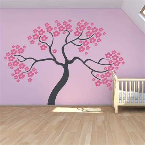 Japanese Cherry Blossom Tree Wall Art 15 Best Ideas Red Cherry