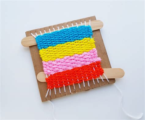 Diy Woven Wall Hanging Project For Kids