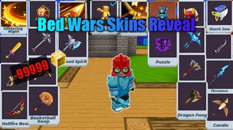Bed Wars Skin Reveal Worth 99999 G Cubes Blockman Go Youtube