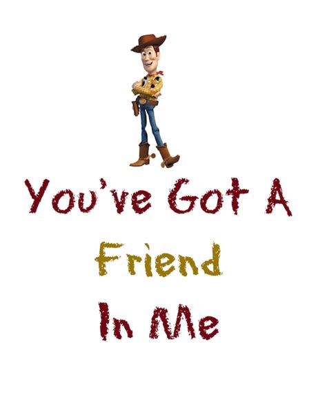 Woody Toy Story Youve Got A Friend In Me By Rachelsmagicalprints