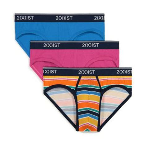 2xist 2xist Mens Cotton Stretch No Show Brief 3 Pack Style 021320