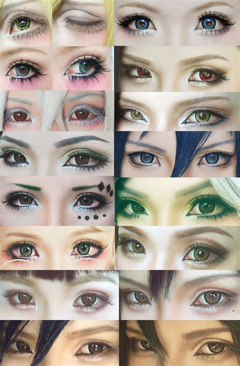 Cosplay Eyes Make Up Collection On Deviantart Anime Makeup