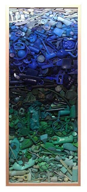 John Dahlsen Recycled Art Created From Plastics Collected From