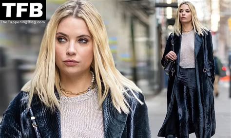 Braless Ashley Benson Looks Stylish While Heading To A Meeting In NYC Photos FappeningHD