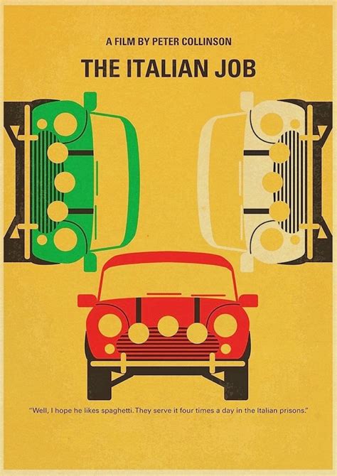 The Italian Job Movie Poster Print A A A A A A Home Decor Wall Art Picture Etsy