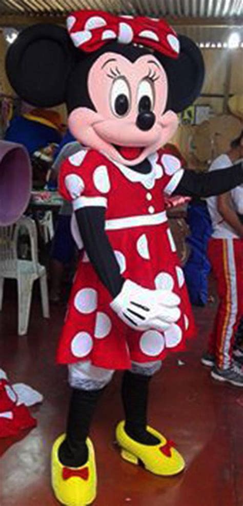 Minnie Mouse Mascot Costume Adult Cartoon Character Costume Etsy