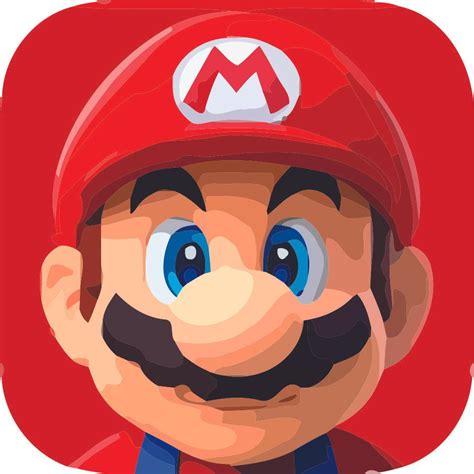 Mario Cartoon Face Icon Super Mario Bros Arcade Game Wall Sticker Art